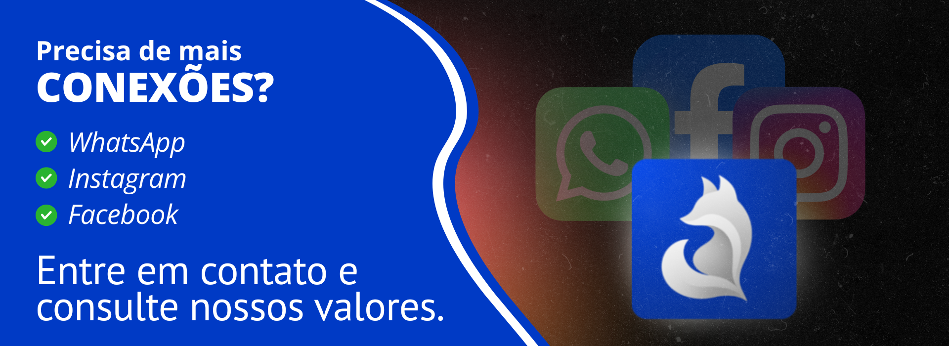 Novembro Azul Banner Mercado Shops Azul e Branco